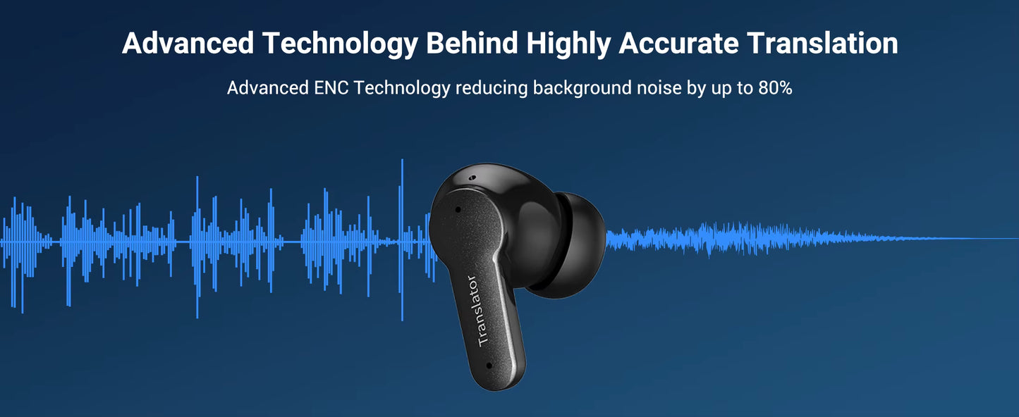 Katrada™ TalkGo M3 – Instant AI Voice Translator Earbuds
