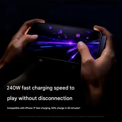 240W Ultra-Fast Type-C Cable with Adjustable Phone Stand - KATRADA™