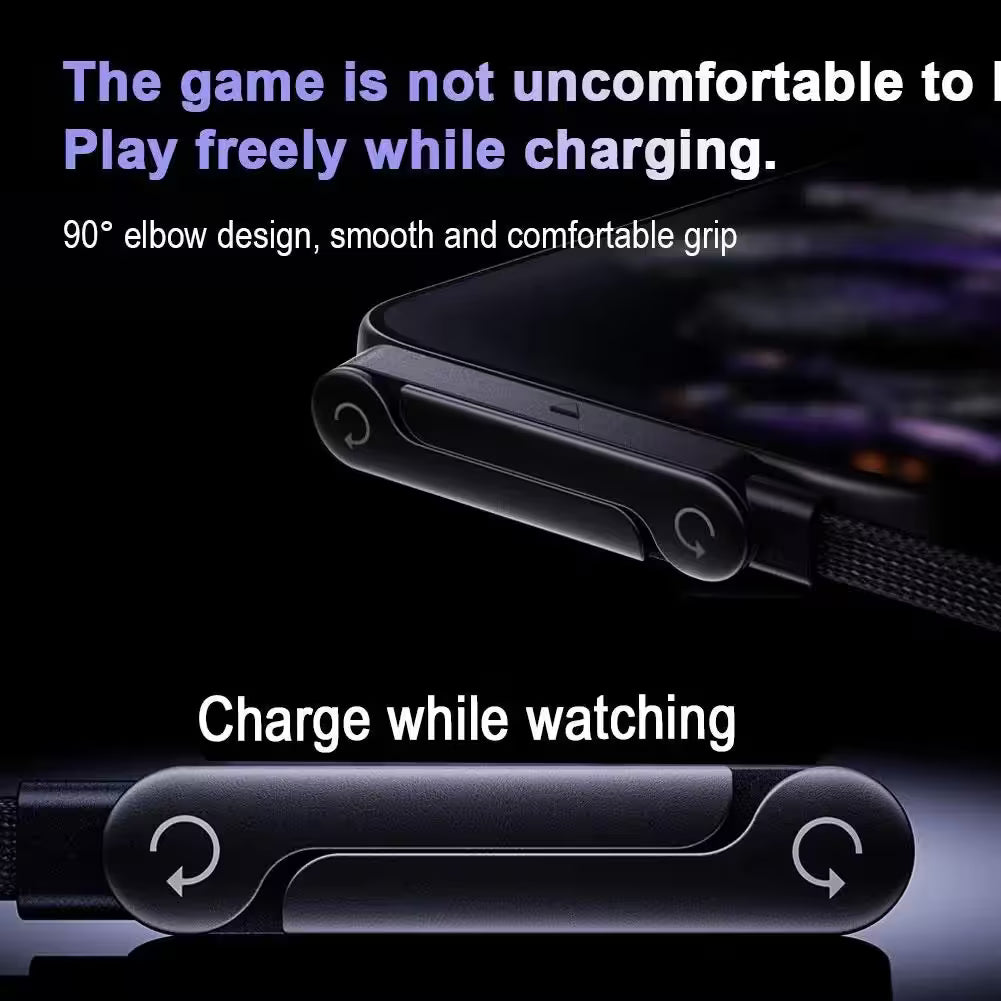 240W Ultra-Fast Type-C Cable with Adjustable Phone Stand - KATRADA™