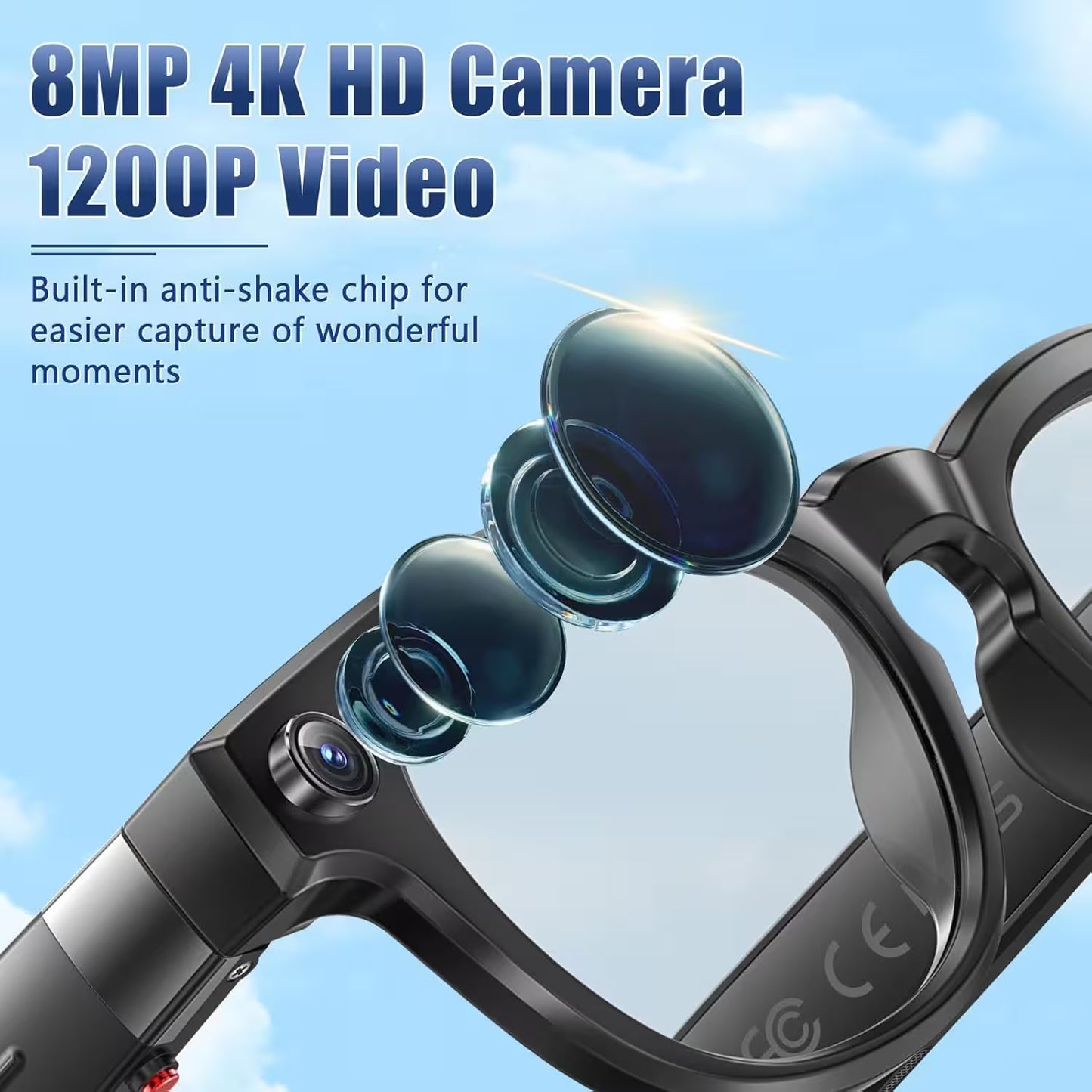 Xiaomi Smart Glasses with Camera and Bluetooth